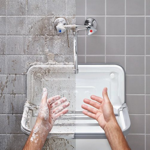 Повишена сила на почистване благодарение на горещата вода